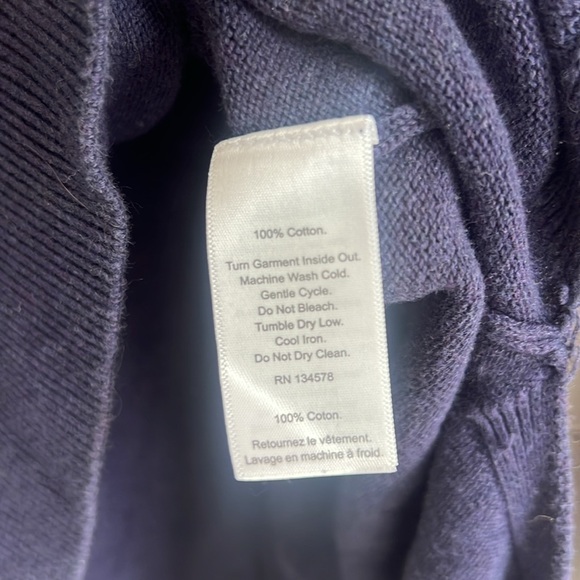 VINEYARD VINES navy blue whale sweater size small - Picture 7 of 7